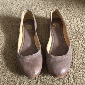 Frye leather flats 8 1/2